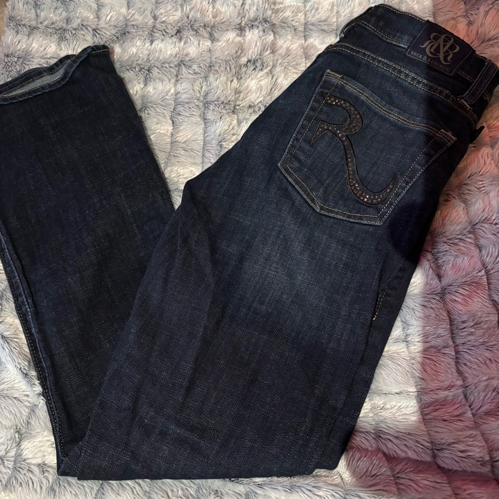 Rock & Republic Women's Dark Blue Jeans